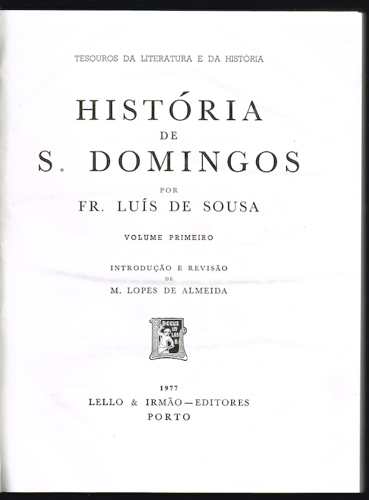 HISTÓRIA DE S. DOMINGOS